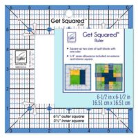 Get squared ruler 6,5"x 6,5" tailor jt-707