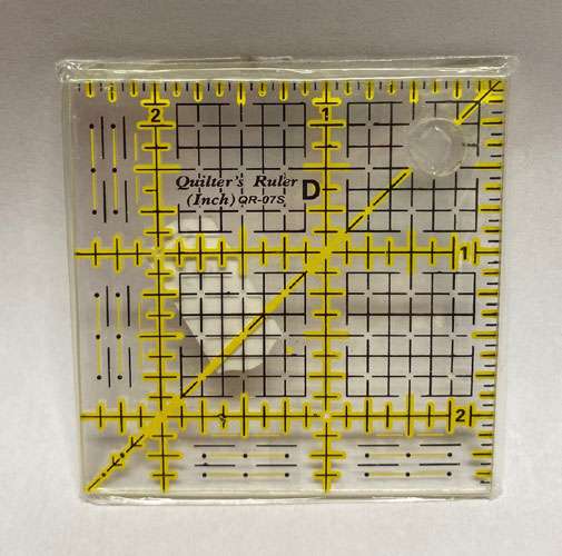 Griglia per miniature 2 1/2" x 2 1/2", quilter's rule