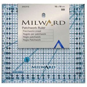 Riley blake trim it square ruler 18.5"/squadra righello cm 46,25