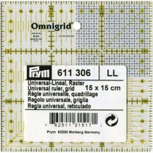 Riley blake trim it square ruler 18.5"/squadra righello cm 46,25