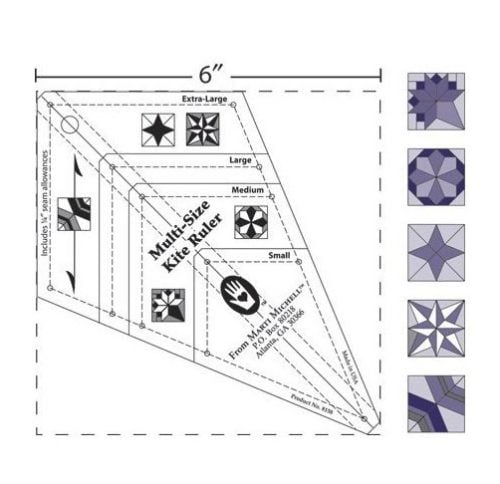 Multi size kite ruler, marti michell 8158 - immagine 2