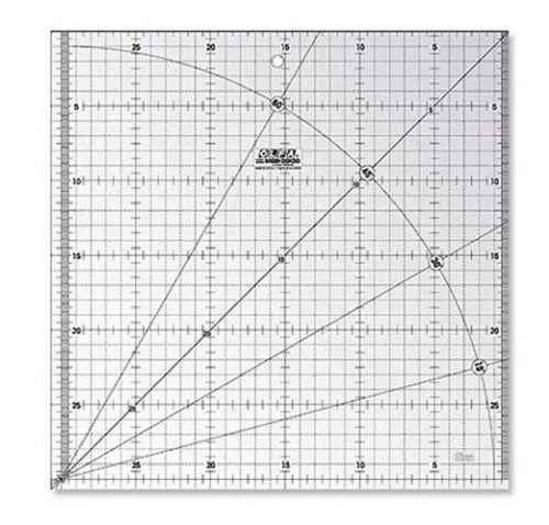 Quilt ruler 30 x 30 cm, olfa mqr 30x30
