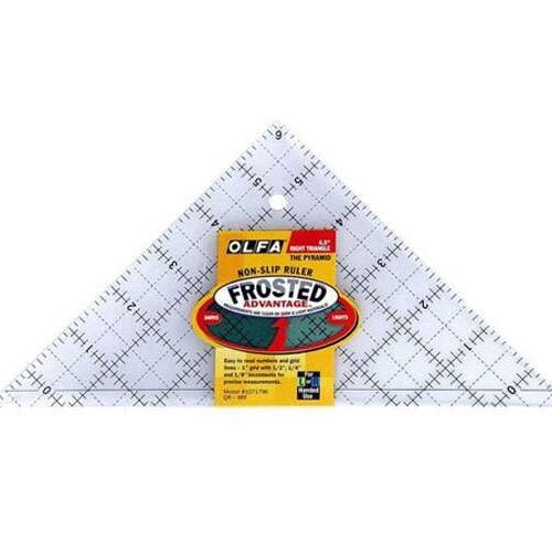 Quilt ruler triangle 6,5", olfa qr6rt