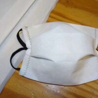 Elastico piatto per mascherine a metro, nero mm 7 morbido mt 300