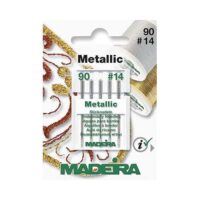 Aghi macchina madeira 9451, metallic (per fili metallizzati) 90/14