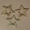3 stelle in tessuto imbottito panna/nocciola, vaupel - immagine 2
