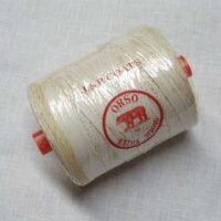 Cotone per  rilievo nel merletto di burano, orso n°0