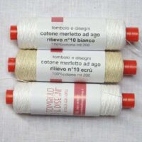 Cotone per  rilievo n°10 per merletto di burano