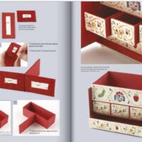 Embroidered boxes , rsn heather lewis