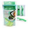 Mollette jumbo wonderclips, clover 3182  verde fosforescente