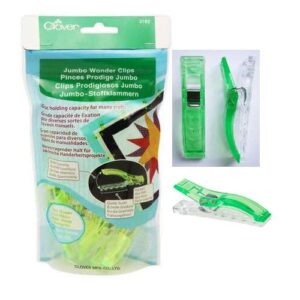 Mollette jumbo wonderclips, clover 3182  verde fosforescente