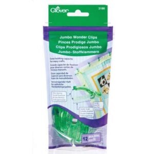 Mollette jumbo wonderclips, clover 3182  verde fosforescente