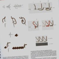 Mon cahier de broderie,  a la decouverte de la broderie traditionnelle