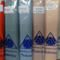 Lino 20l (15x15 fili) pretagliati sotema bianco e colorati cm 55 x 178