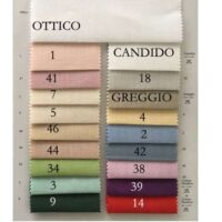 Lino colorato 20l (15x15 fili) sotema, pezzi gia' tagliati varie misure come da indicazione