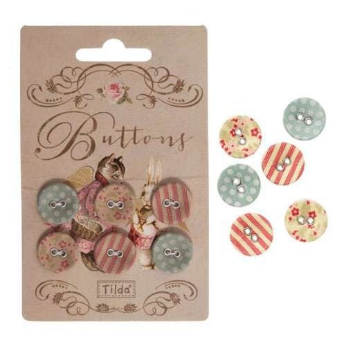 Tilda buttons mm 18, 6 bottoni
