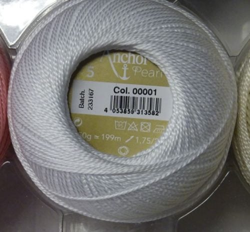 PERLE' COTONE ANCHOR N°5, GOMITOLO GR 50