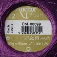 Perle' cotone  anchor n°12, gomitolo gr 50