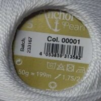 Perle' cotone  anchor n°5, gomitolo gr 50