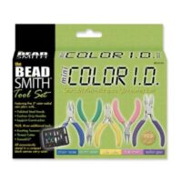 Set 6 pinzette mini con astuccio + forbice beads