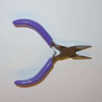 Pinzette bead smith minis, mini pinza con becco mezzo tondo