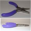 Pinzette bead smith minis, mini pinza a molla con becco piatto - immagine 2
