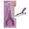 Pinzette bead smith minis, mini pinza a molla con becco piatto