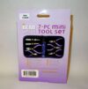 Set 7 pinzette mini con astuccio beads - immagine 2