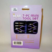 Set 7 pinzette mini con astuccio beads