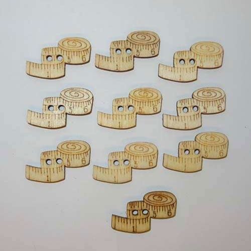 Bottoni decorativi "centimetro"