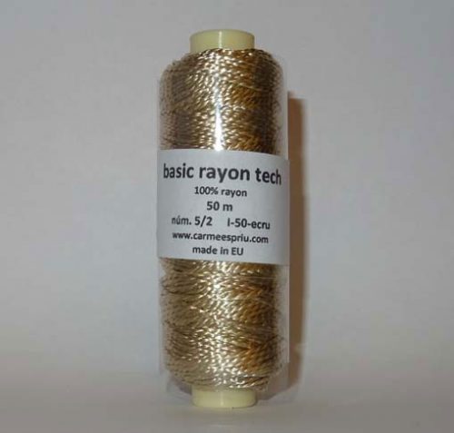 RAYON TECH BASIC ECRU' NM 5/2 50MT, Carmen Espriu