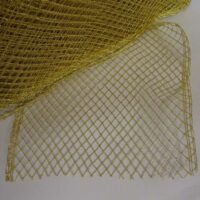 Rete oro mezzo fino, altezza cm 13 € 25,00 al metro, vendita a multipli di 50 cm