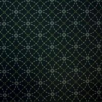 Sashiko tessuto disegni geometrici, nero, altezza cm 115 € 30,00 al metro, vendita a multipli di 50 cm