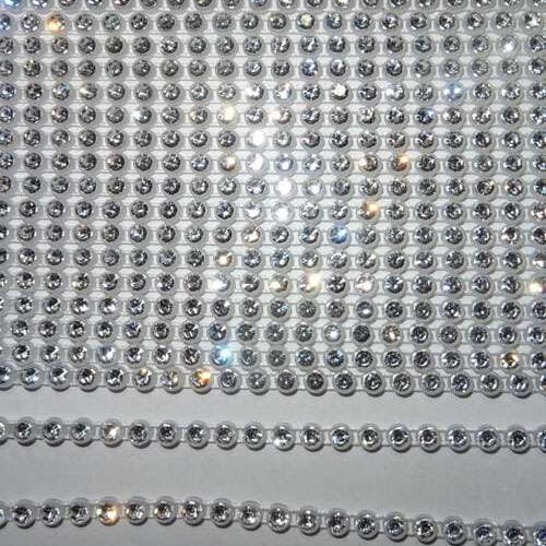 Catenella con strass crystal, vendita a multipli di cm 50