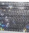 Catenella nera con strass crystal, vendita a multipli di cm 50