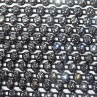 Catenella nera con strass crystal, vendita a multipli di cm 50