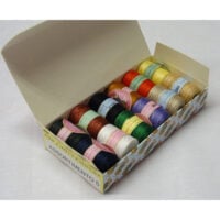 Cotone per merletto n°80, fil au chinois  assortimento n°5
