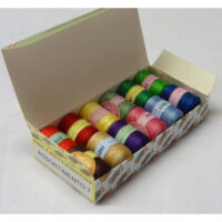 Cotone per merletto n°80, fil au chinois  assortimento n°7