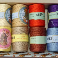 Cotone per merletto n°80, fil au chinois  assortimento n°8