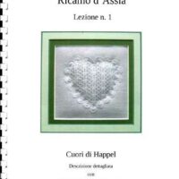 Assia48 Ricamo d'assia: lezione n° 1 cuori di happel, luzine happel