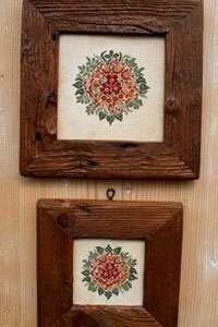 Struttura ventaglio legno, traforo  cm 37,5