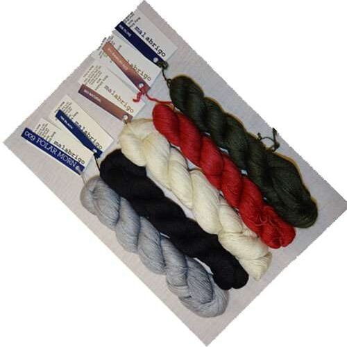 Malabrigo baby silkalpaca, matassa 50 gr/385mt, ferri 3,75/5