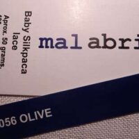 Malabrigo baby silkalpaca, matassa 50 gr/385mt, ferri 3,75/5
