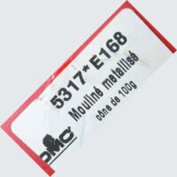 Mouline dmc precious metal effect , in cono gr 100/425 mt, argento e168