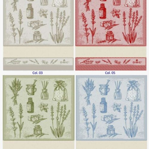 Asciugapiatti "erbe aromatiche" dmc 2020