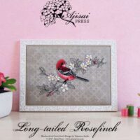Long-tailed rosefinch, aijsai designs