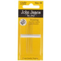 Ago per perline, jj10510 john james beading n° 10 4 aghi