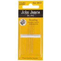 Ago per perline jj10503, john james beading misti n° 10/13  4 aghi