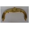 Chiusura per borsetta lacis, gold plate cm 18