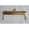 Chiusura per borsetta resole  silver dorato cm 18,5 x 7,5 - immagine 5
